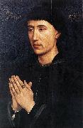 Rogier van der Weyden Portrait Diptych of Laurent Froimont France oil painting artist